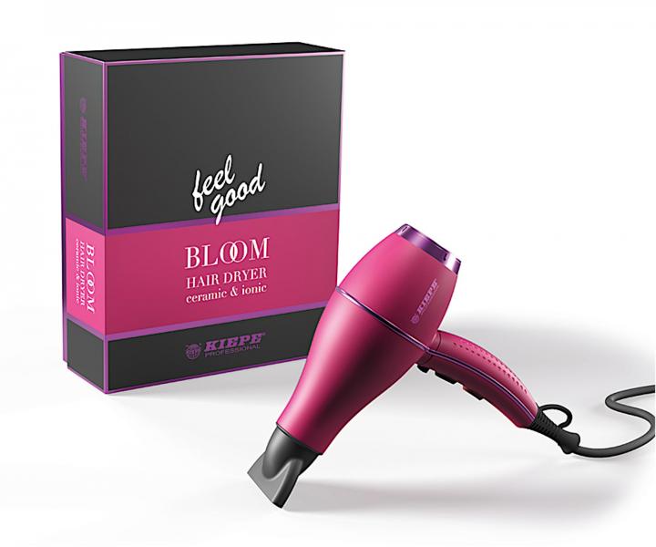 Profesjonalna suszarka do wosw Kiepe Bloom Magenta - 2000 W - rowa
