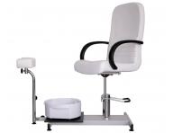 Zestaw do pedicure Weelko Astra - fotel + wanienka do pedicure + podnek - biay