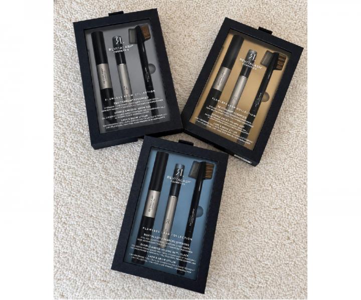 Zestaw upominkowy do brwi RevitaLash Flawless Brow Collection RevitaBrow Advanced + dwustronny �el i szczoteczka do rz�s gratis