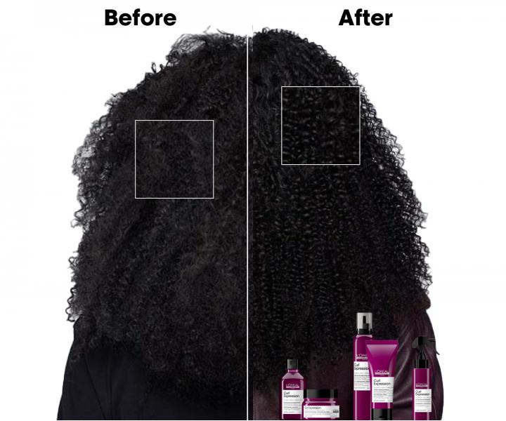 Maska nawilajca do wosw falowanych i krconych Loral Professionnel Curl Expression - 250 ml