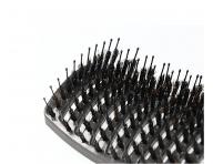 Szczotka do wosw z wosia dzika i nylonowego Eurostil Professional - czarna