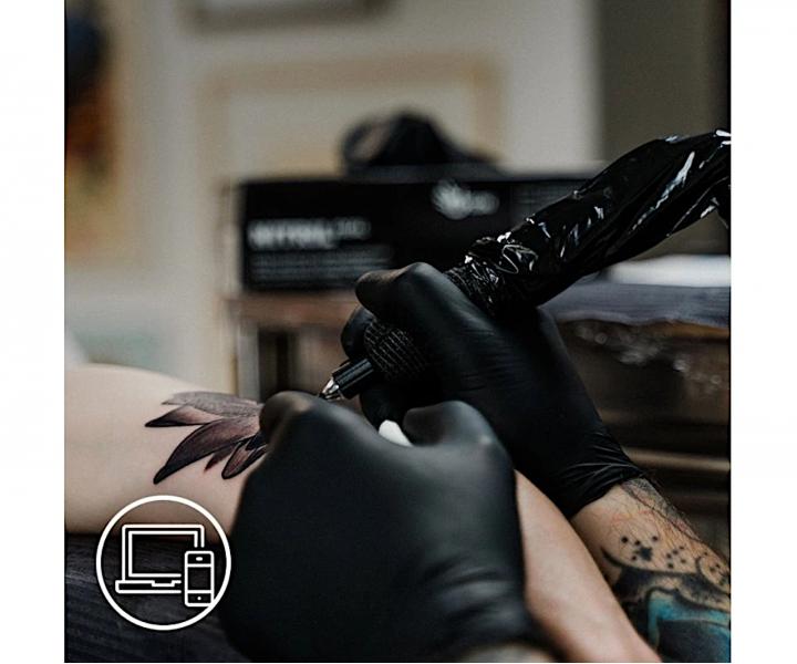 Rkawiczki nitrylowe Espeon Nitril Premium - 100 szt - czarne - S