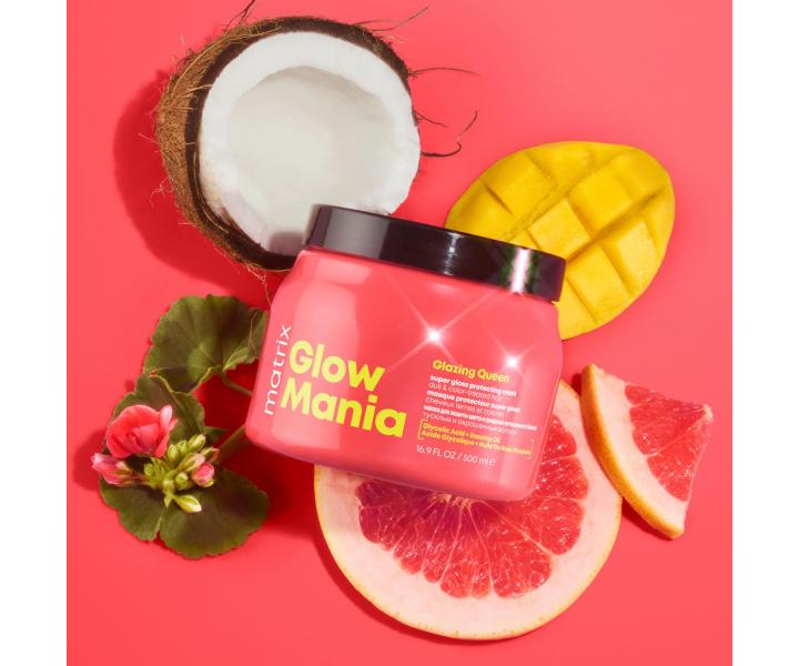 Seria nadajca poysk i ochron matowym wosom farbowanym Matrix Glow Mania