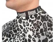 Peleryna mska do strzyenia wosw i brody Blessed Black Leopard