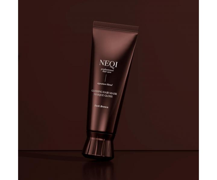 Maska koloryzuj�ca do w�os�w Neqi Glossing Hair Mask Dark Brown - 120 ml - ciemny br�z