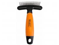 Dwustronny grzebie� do wyczesywania sier�ci zwierz�t Wahl Professional Double Row Rake 58443 - pomara�czowy