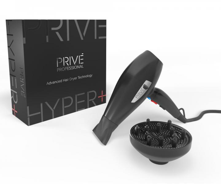 Profesjonalna suszarka do w�os�w Kiepe Priv� Hyper+ Professional - 2100 W - czarna