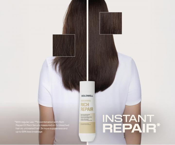 Szampon regeneruj�cy do w�os�w suchych i zniszczonych Goldwell Dualsenses Rich Repair Restoring Shampoo - 250 ml