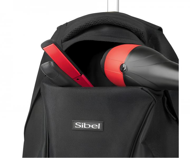 Podr�na torba-plecak z r�czk� teleskopow�  Sibel Backpack  czarna
