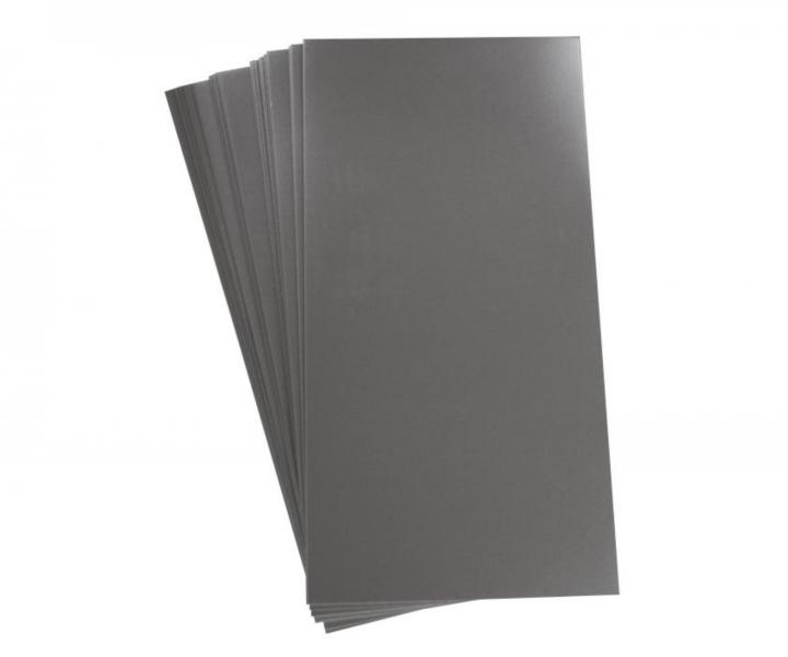 Paski piankowe do koloryzacji Sibel High-Light 20 x 9,5 cm - 200 szt - srebrne