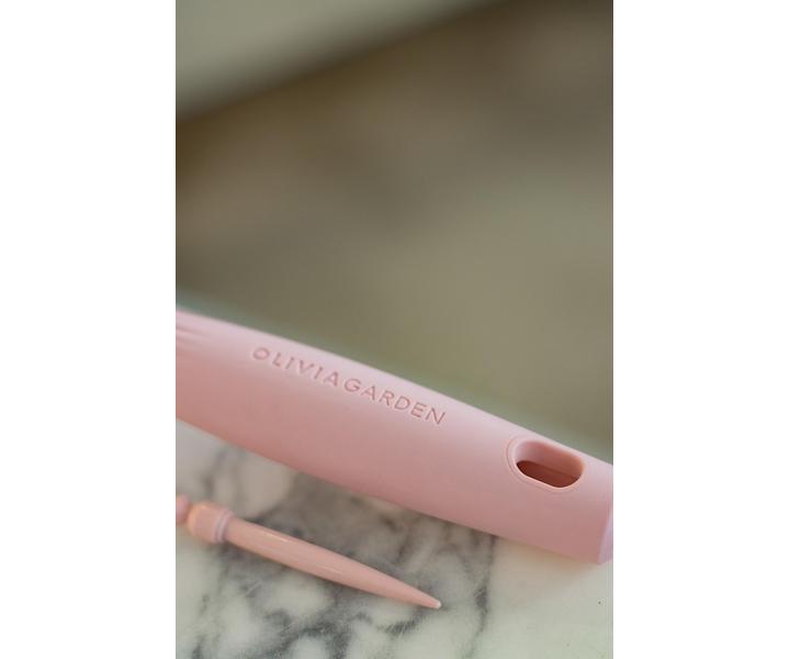 Okrga szczotka do modelowania wosw Olivia Garden Expert Blowout Speed XL Pastel Pink