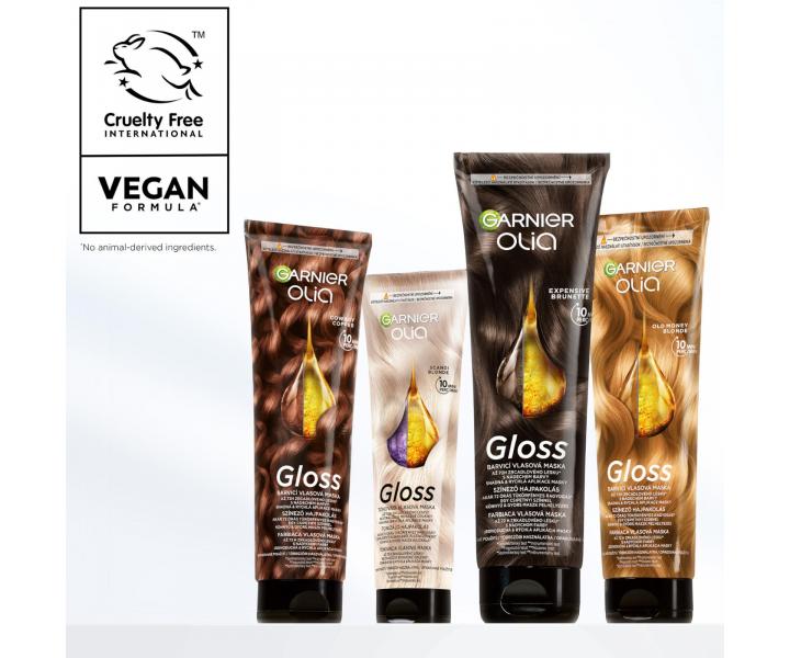 Maska koloryzuj�ca do w�os�w Garnier Olia Gloss Old Money Blonde - 150 ml - s�oneczny blond