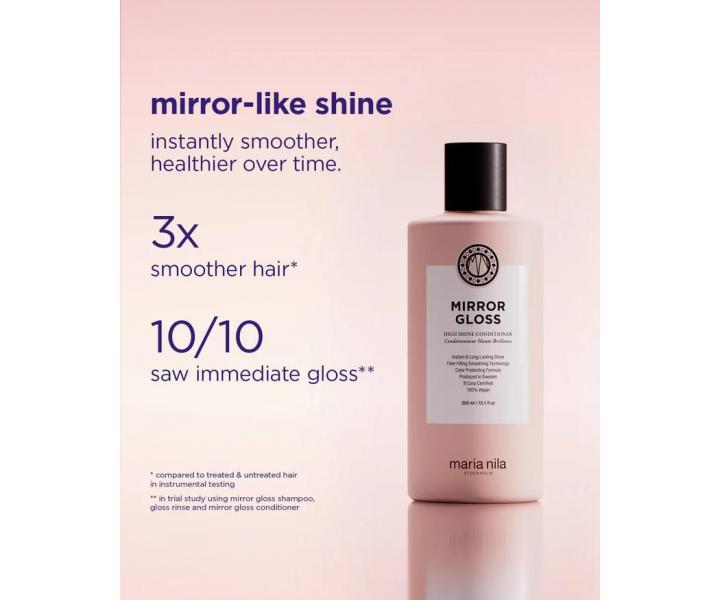 Od�ywka rozja�niaj�ca nadaj�ca po�ysk i wyg�adzaj�ca w�osy Maria Nila Mirror Gloss High Shine Conditioner - 1000 ml