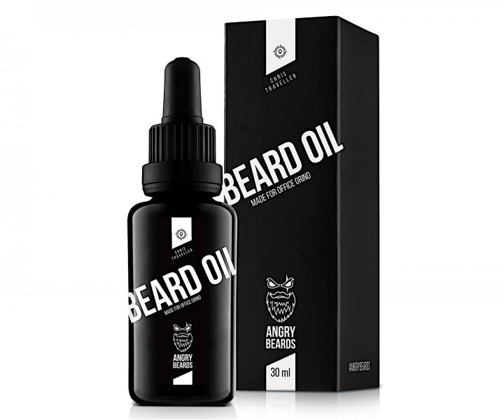 Odywczy olejek do brody Angry Beards Christopher the Traveller - 30 ml