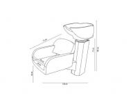 Myjnia fryzjerska Original Best Buy Opera - czarna