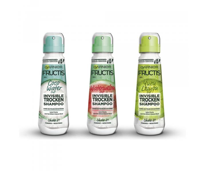 Suchy szampon o zapachu wody kokosowej Garnier Fructis Invisible Trocken Shampoo - 100 ml