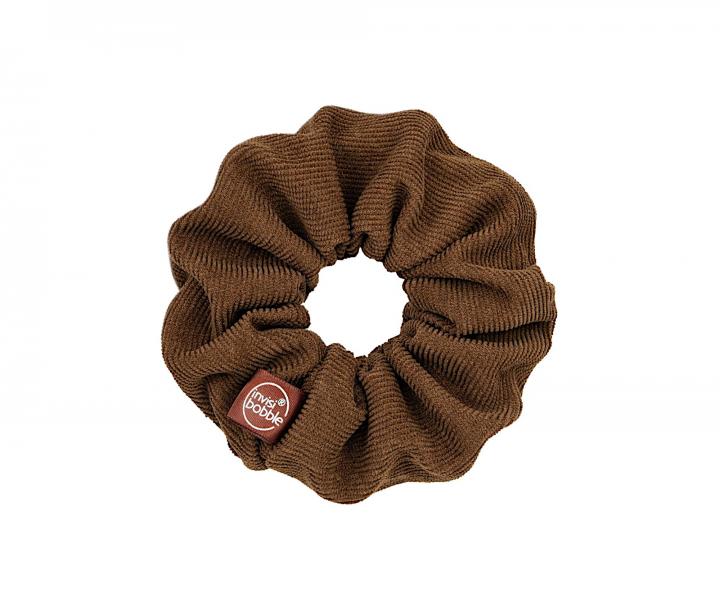 Ozdobna gumka do wosw spiralka Invisibobble Sprunchie Original Woke Up Like This - brzowa