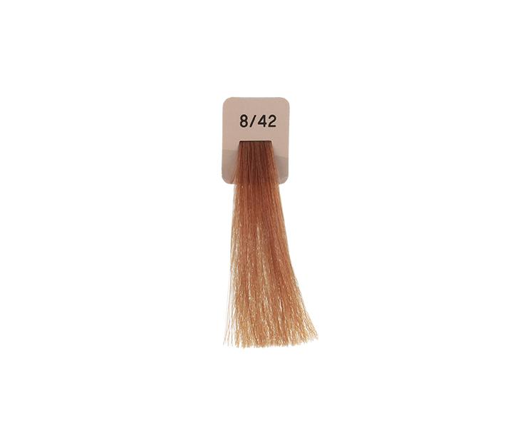 Farba do wosw Inebrya Color 100 ml - Cognac 8/42 jasny blond miedziany opalizujcy