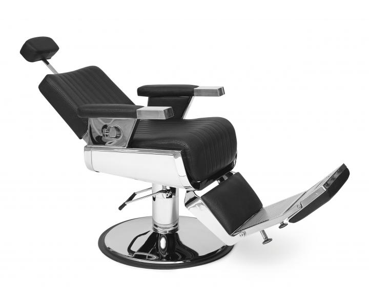 Fotel fryzjerski barberski Sibel Barburys Jethro - czarny