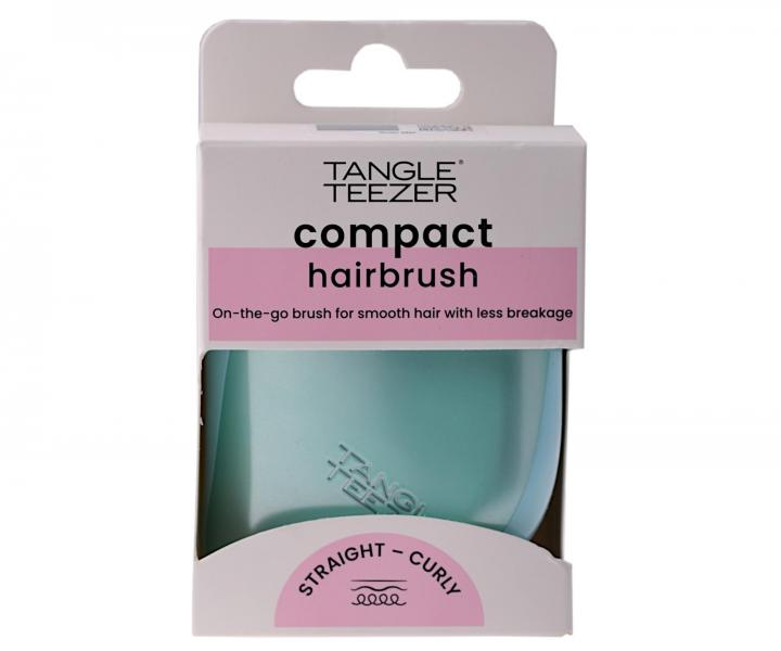 Szczotka do rozczesywania w�os�w Tangle Teezer Compact Styler Teal Matte Chrome - turkusowa