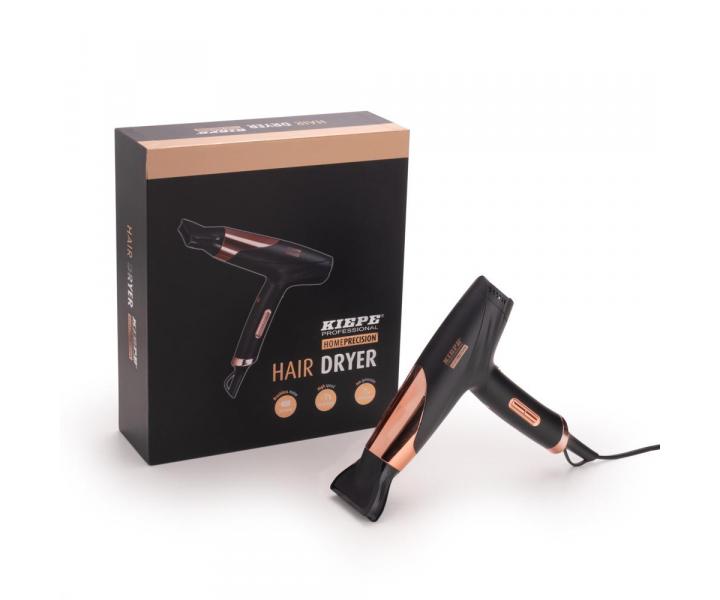 Ultralekka suszarka do w�os�w Kiepe Professional Home Precision Hair Dryer 8320 - 1800 W - czarna