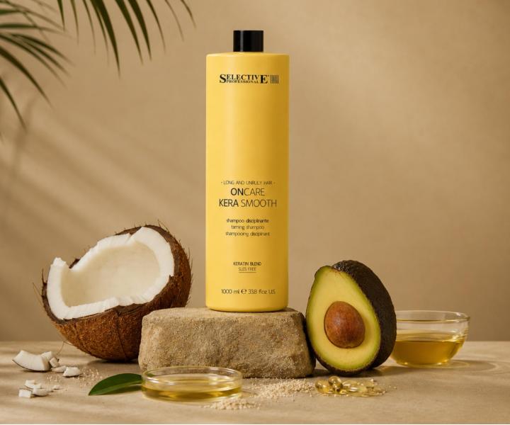 Szampon wyg�adzaj�cy do w�os�w d�ugich i niesfornych Selective Professional OnCare Kera Smooth Shampoo - 1000 ml