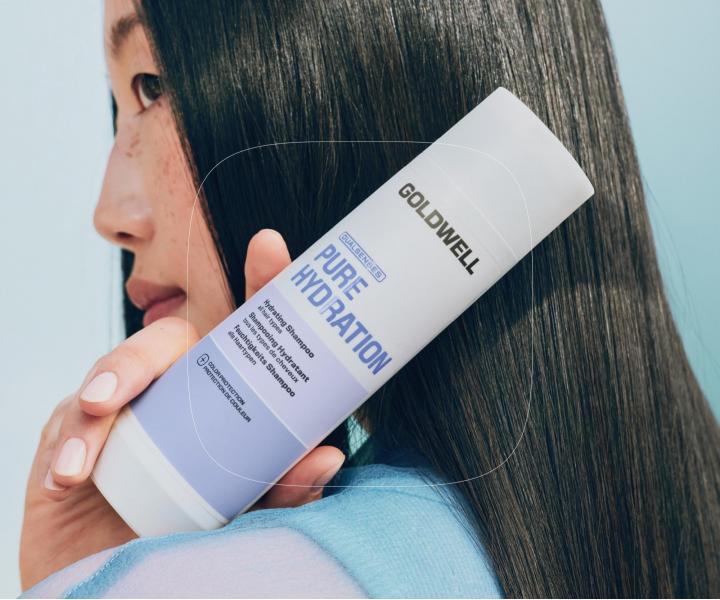 Szampon nawil�aj�cy do wszystkich rodzaj�w w�os�w Goldwell Dualsenses Pure Hydration Hydrating Shampoo - 250 ml