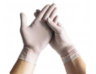 Rkawiczki lateksowe pudrowane Espeon Latex Fit - 100 szt. - biae - M
