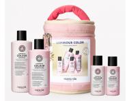 Zestaw upominkowy rozja�niaj�cy do w�os�w farbowanych Maria Nila Luminous Colour Beauty Bag + kosmetyczka gratis