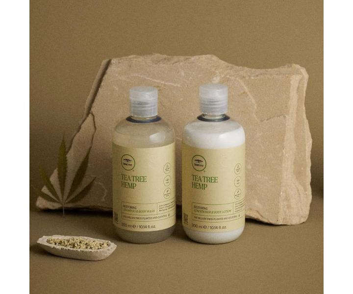 Seria regenerujca z olejem konopnym Paul Mitchell Tea Tree Hemp