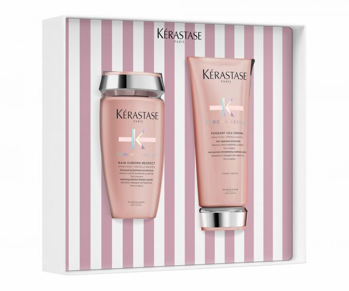 Zestaw upominkowy nawil�aj�cy do w�os�w farbowanych K�rastase Chroma Absolu Fondant Spring Box