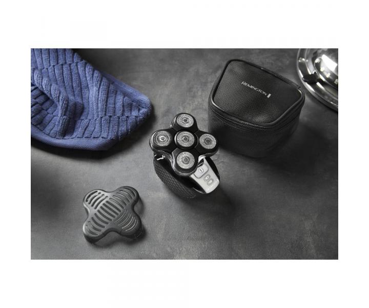Golarka rotacyjna do gowy Remington RX5 Ultimate XR1500 - czarna