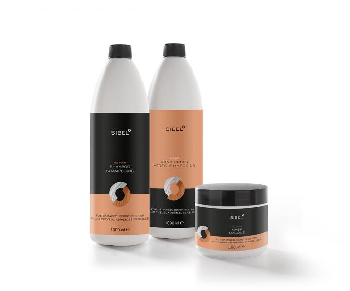 Odywka regenerujca do wosw zniszczonych i wraliwych Sibel Repair - 1000 ml
