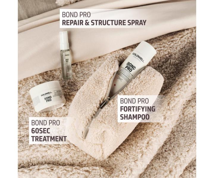 Zestaw upominkowy wzmacniajcy wosy Goldwell Dualsenses Bond Pro Set + kosmetyczka gratis