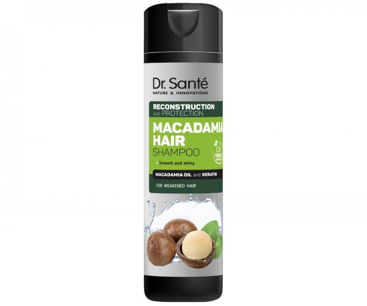Szampon odbudowujcy do wosw zniszczonych Dr. Sant Macadamia - 250 ml