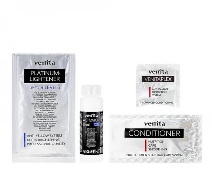 Platynowy rozja�niacz do w�os�w o 9 ton�w Venita Platinum Lightener 9 Levels Diamond Ultra Blond