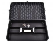 Profesjonalny kufer fryzjerski i kosmetyczny Sibel - czarny