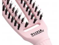 Szczotka do wosw Olivia Garden Fingerbrush Combo Small - rowa pastelowa