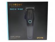 Profesjonalna maszynka do strzy�enia z wymiennymi akumulatorami Supreme Trimmer Recharge STC779 - czarna
