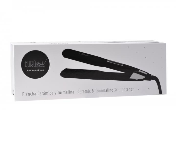 Profesjonalna prostownica do wosw Eurostil Professional Ceramic Tourmaline Straightener - czarna