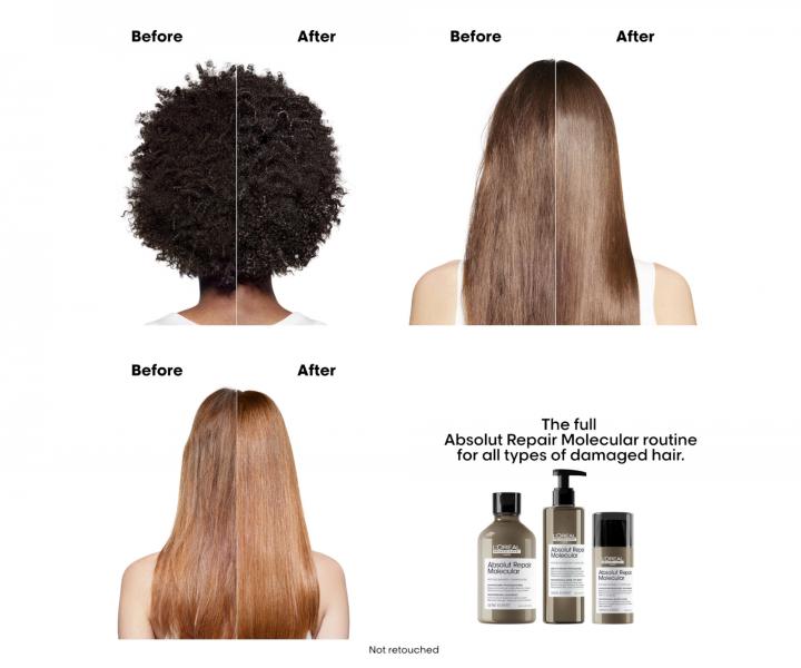 Szampon do wosw zniszczonych Loral Professionnel Serie Expert Absolut Repair Molecular - 1000 ml - zapas