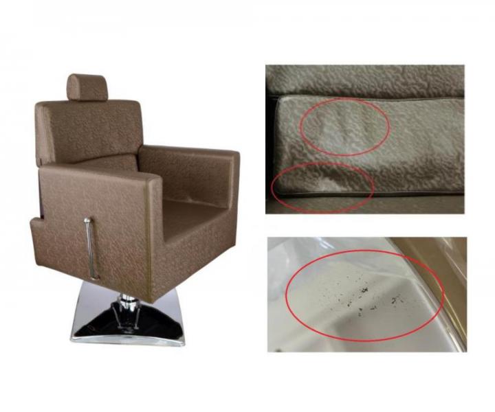 Fotel fryzjerski barber Detail Larry - z�oto-br�zowy (75)