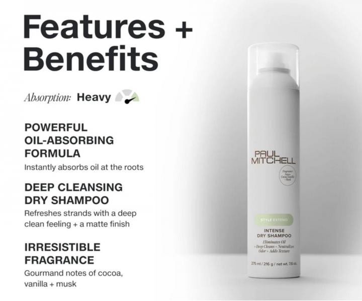 Suchy szampon intensywnie g��boko oczyszczaj�cy Paul Mitchell Style Extend Intense Dry Shampoo - 300 ml