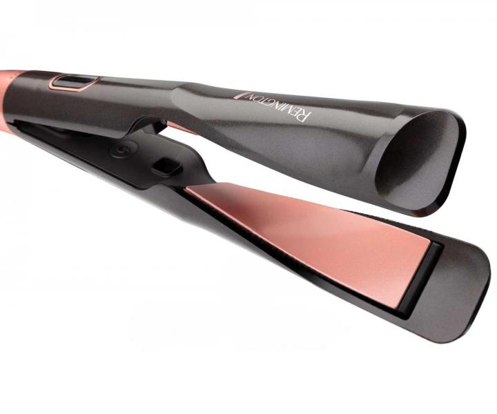 Prostownica i lok�wka do w�os�w 2w1 Remington Curl & Straight Confidence S6606 - czarna/r�owa