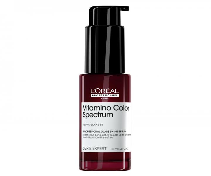 Zestaw podr�ny do piel�gnacji w�os�w farbowanych Lor�al Professionnel Serie Expert Vitamino Color Spectrum Glass Shine Hair Kit