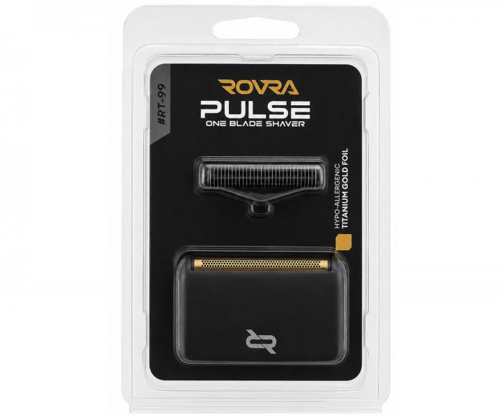 Folia wymienna z ostrzem do golarki Rovra Pulse One Blade Shaver - czarna