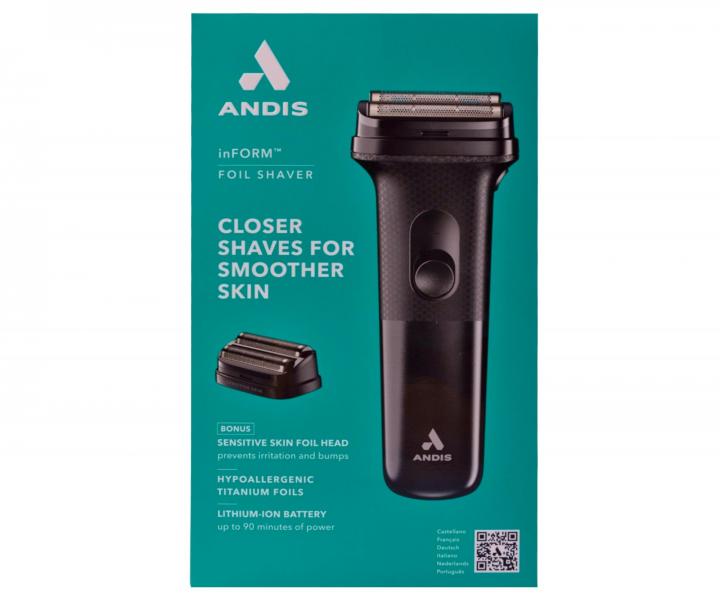 Golarka foliowa Andis inForm Foil Shaver FS-1 - czarna