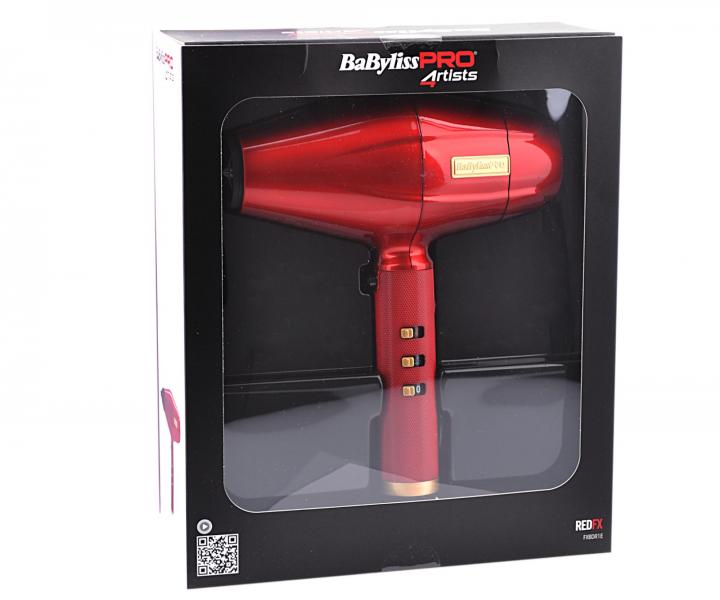Profesjonalna suszarka do wosw BaByliss Pro RedFX FXBDR1E - 2200 W - czerwona