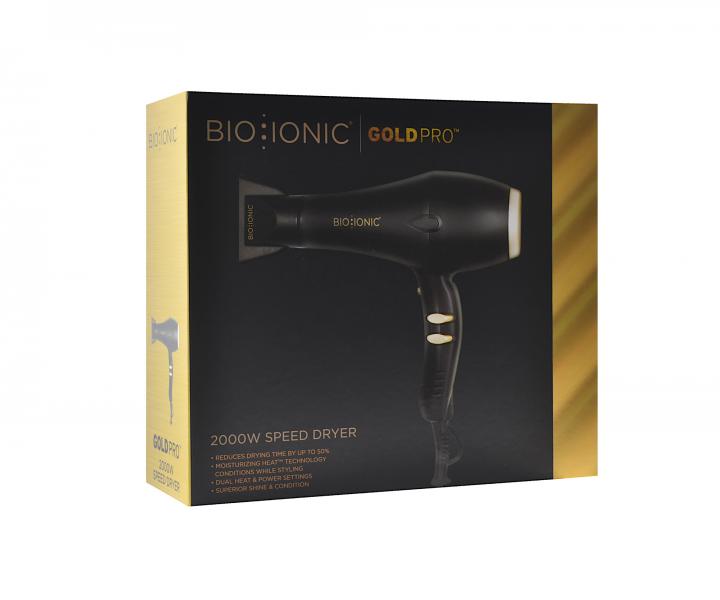 Suszarka do w�os�w Bio Ionic GoldPro Speed z zawarto�ci� 24K z�ota