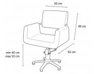 Fotel fryzjerski Original Best Buy Garonne - czarny